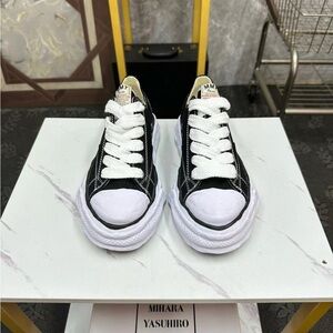 Mihara Yasuhiro Black and White Sneakers
